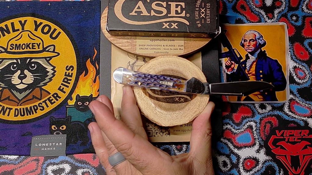Case Knives SMKW Exclusive Peanut Butter and Jelly (PB&J) Mini Copperlock (NIB)