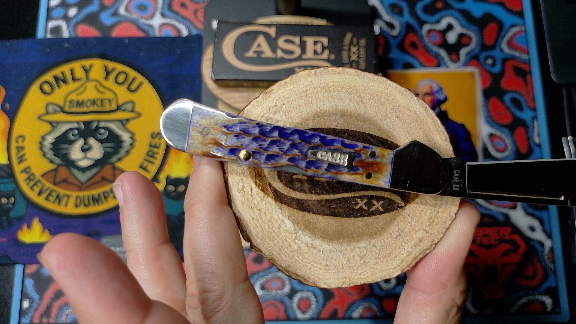 Case Knives SMKW Exclusive Peanut Butter and Jelly (PB&J) Mini Copperlock (NIB)