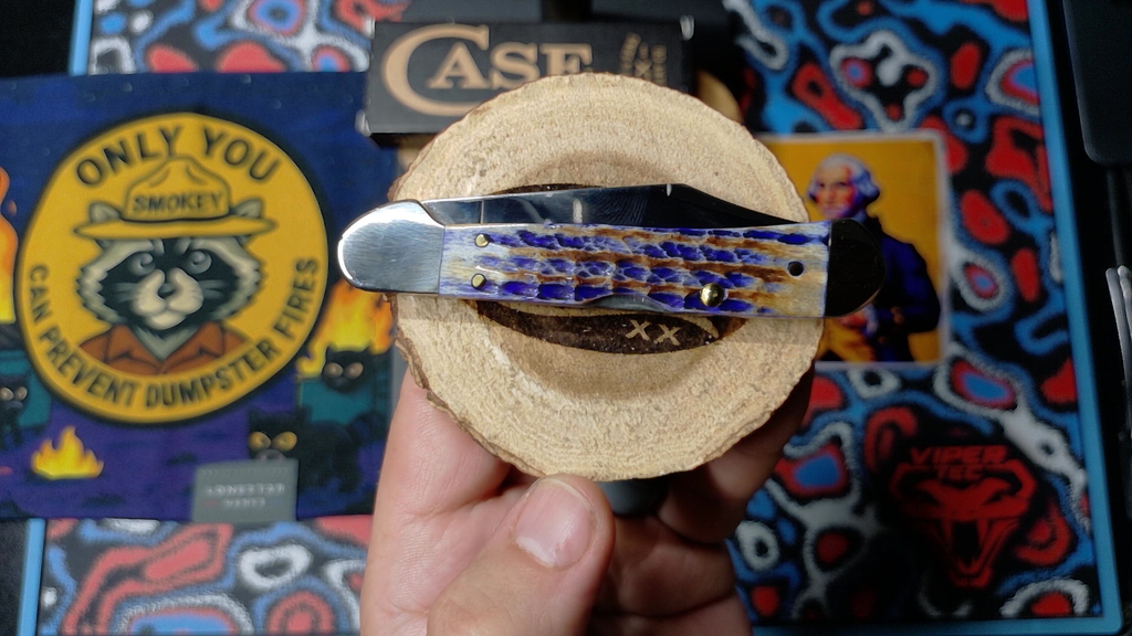Case Knives SMKW Exclusive Peanut Butter and Jelly (PB&J) Mini Copperlock (NIB)