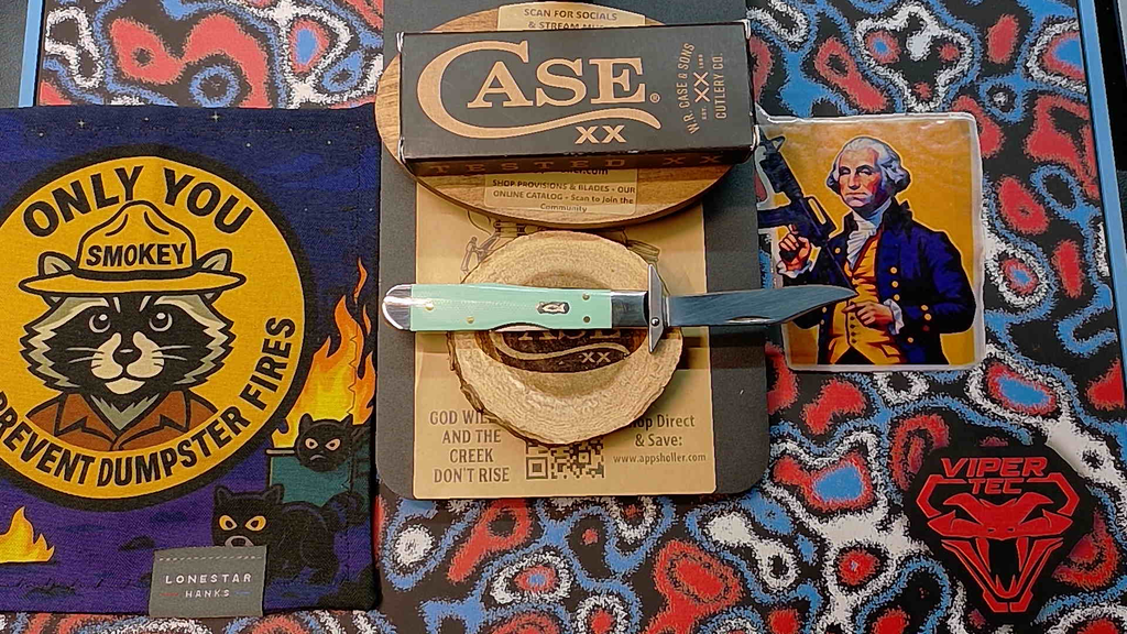 🟢 Case XX CA18112 2026 Vault Pattern Cheetah Cub - Smooth Seafoam Green G-10 (NIB)