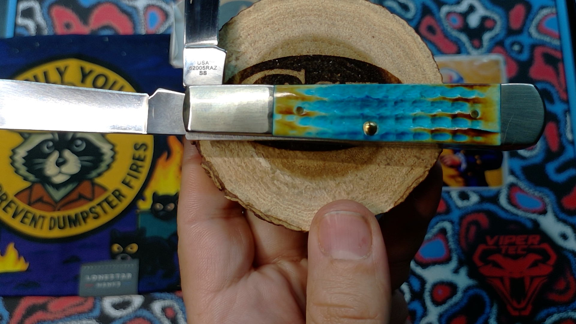 Case XX CA25510 SMKW Exclusive One-Arm Razor - Burnt Sea Dragon Bone (NIB) (Copy)