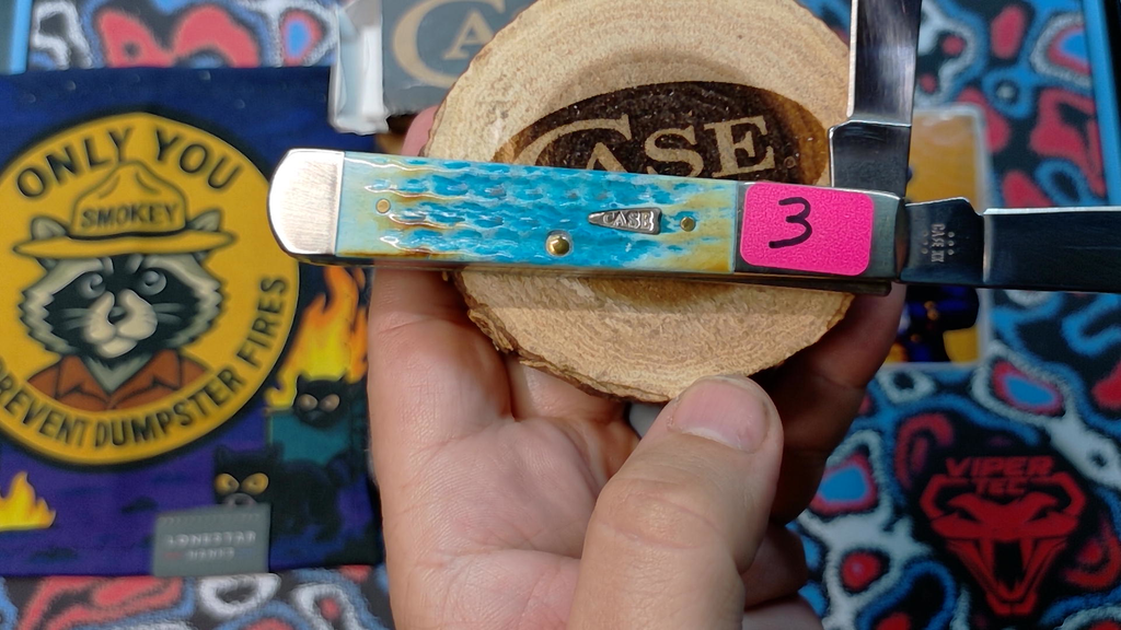 Case XX CA25510 SMKW Exclusive One-Arm Razor - Burnt Sea Dragon Bone (NIB) (Copy)