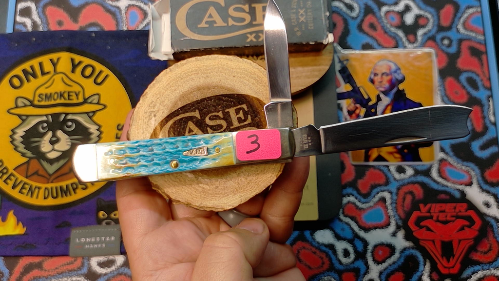 Case XX CA25510 SMKW Exclusive One-Arm Razor - Burnt Sea Dragon Bone (NIB) (Copy)