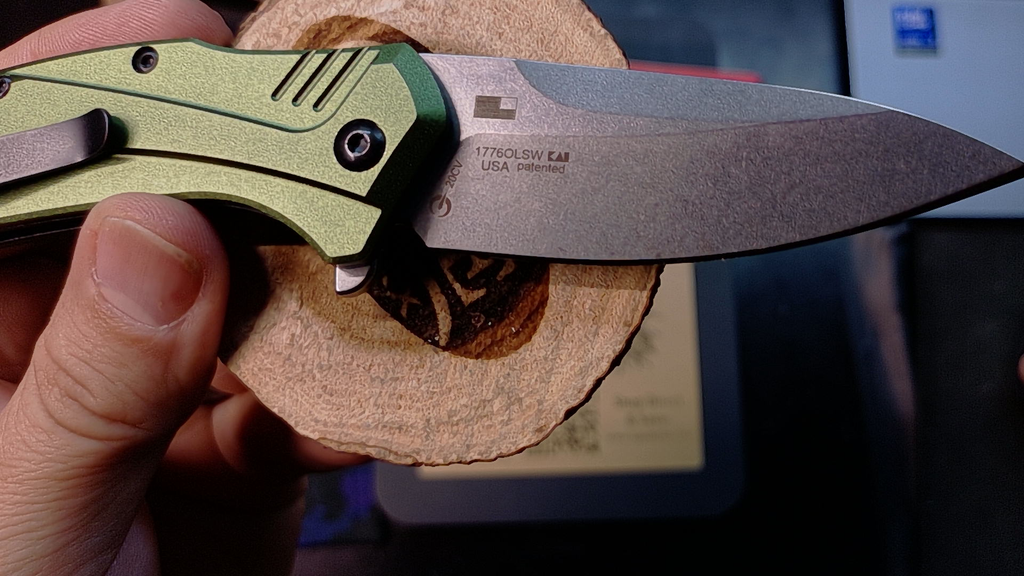 🔪 Kershaw Link 1776OLSW - Premium CPM-20CV Steel & Olive Aluminum Folder