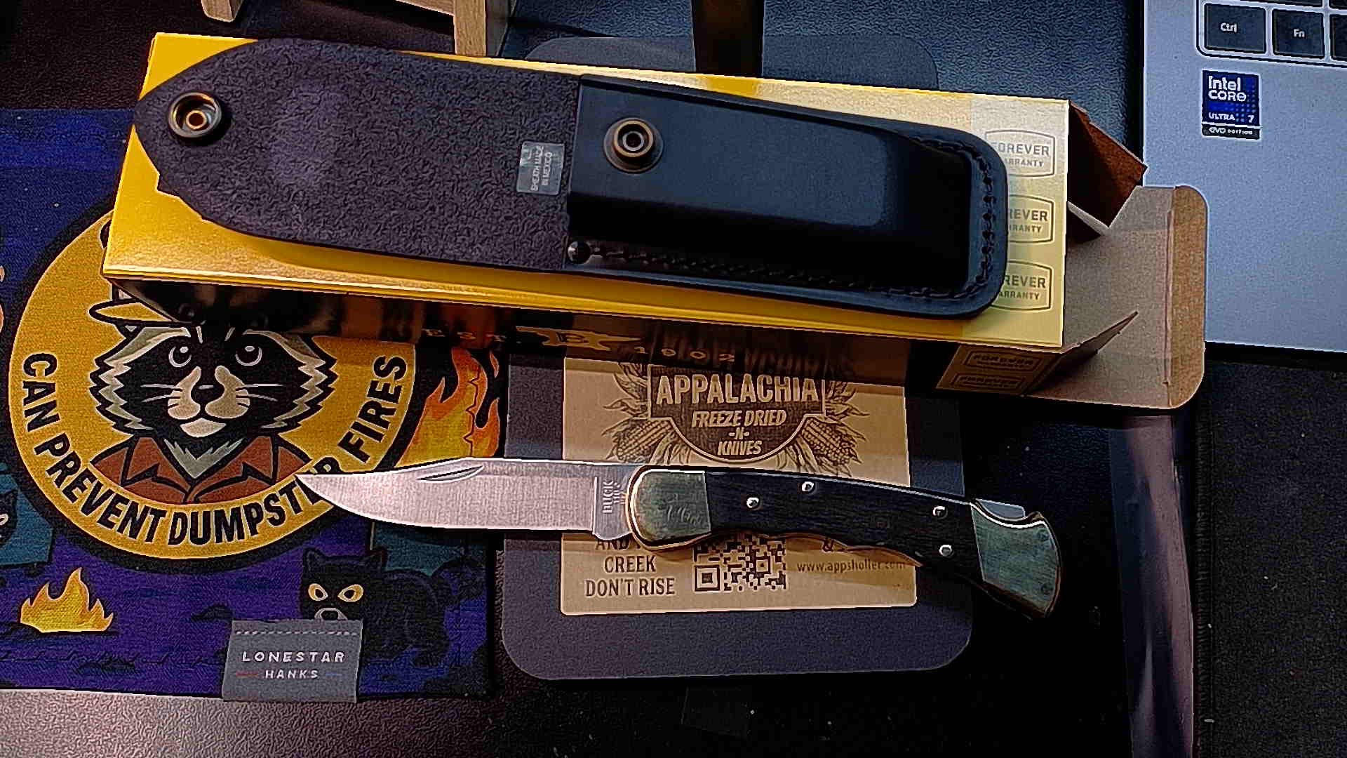 Buck 110 Folding Hunter - Finger Grooved Classic