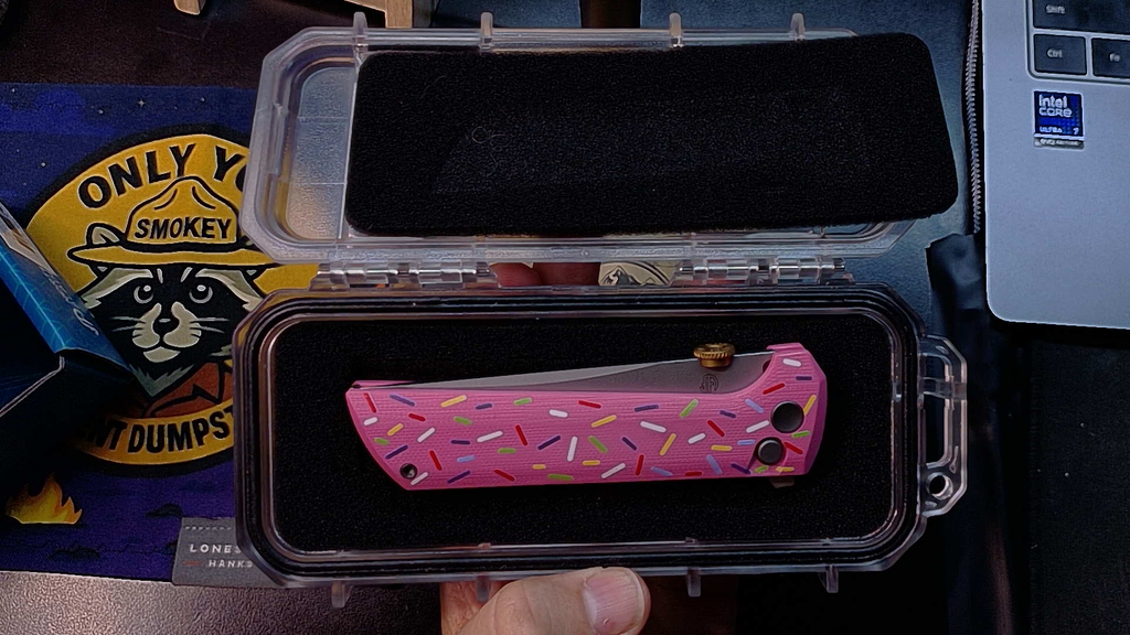 North Mountain Button Lock Folder - Donut Edition (NIB)