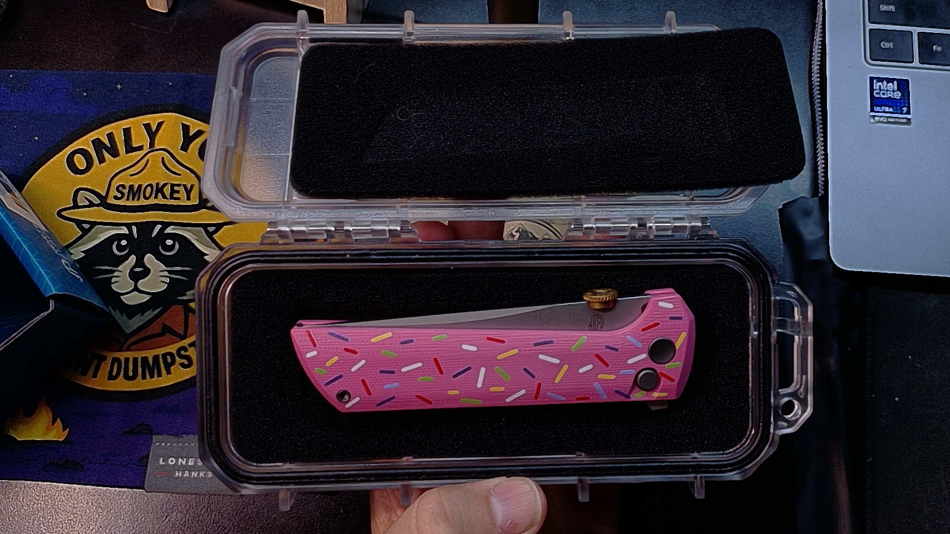 North Mountain Button Lock Folder - Donut Edition (NIB)