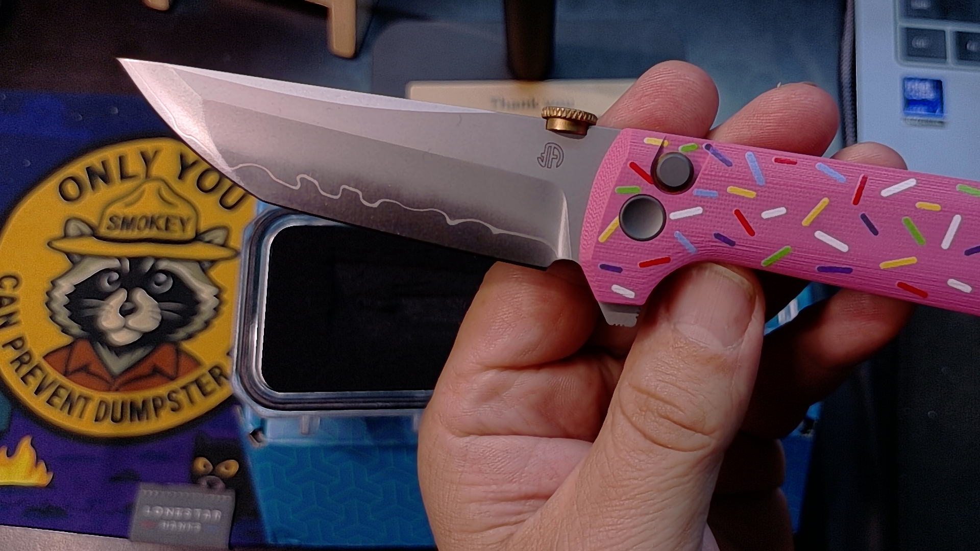 North Mountain Button Lock Folder - Donut Edition (NIB)