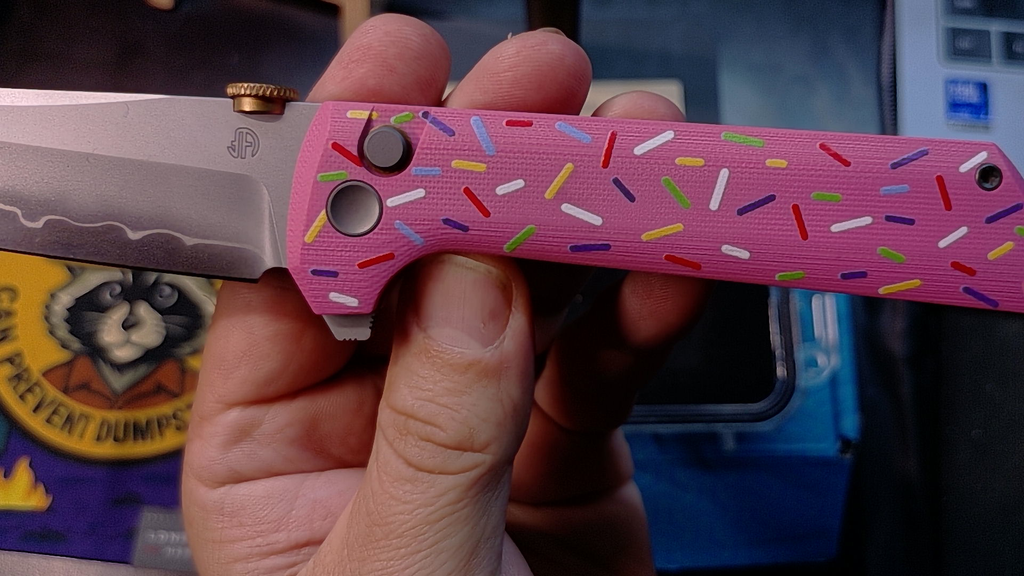North Mountain Button Lock Folder - Donut Edition (NIB)