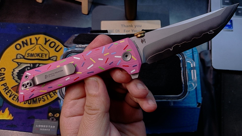 North Mountain Button Lock Folder - Donut Edition (NIB)
