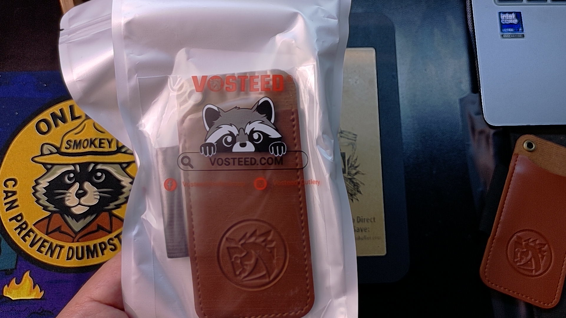 Vosteed Leather Pocket Sheath - EDC Protective Case