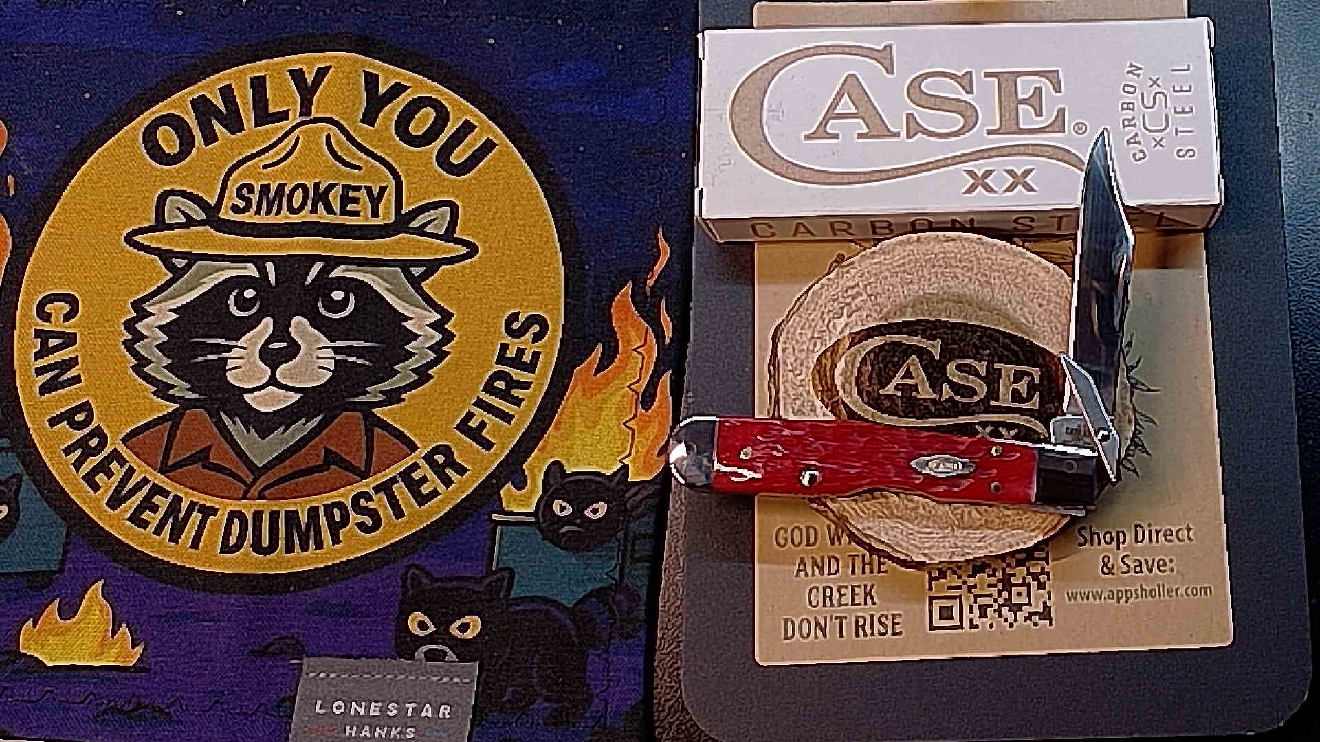 W.R. Case & Sons Dark Red Bone Peach Seed Jig Cheetah Cub Lockback 31943