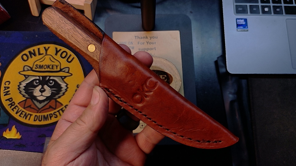 Ontario Knife Company 4" Fish Knife Fixed Blade Wooden Handle