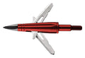 EVO-X Center Punch Broadhead (Rear Deploying) Red 3/pk