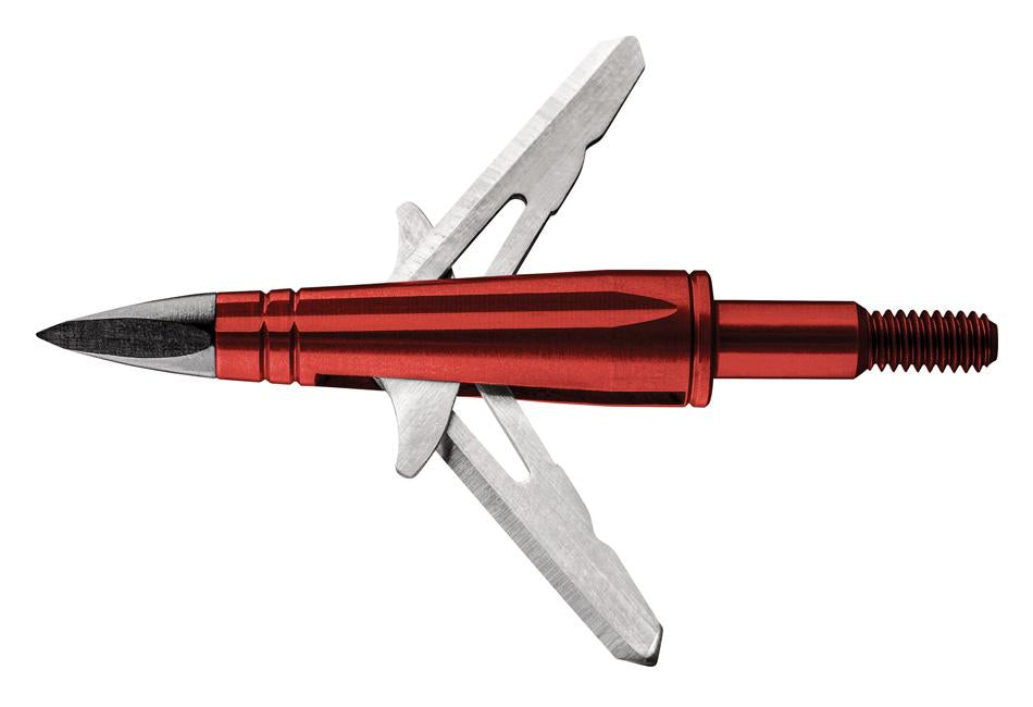 EVO-X Center Punch Broadhead (Rear Deploying) Red 3/pk