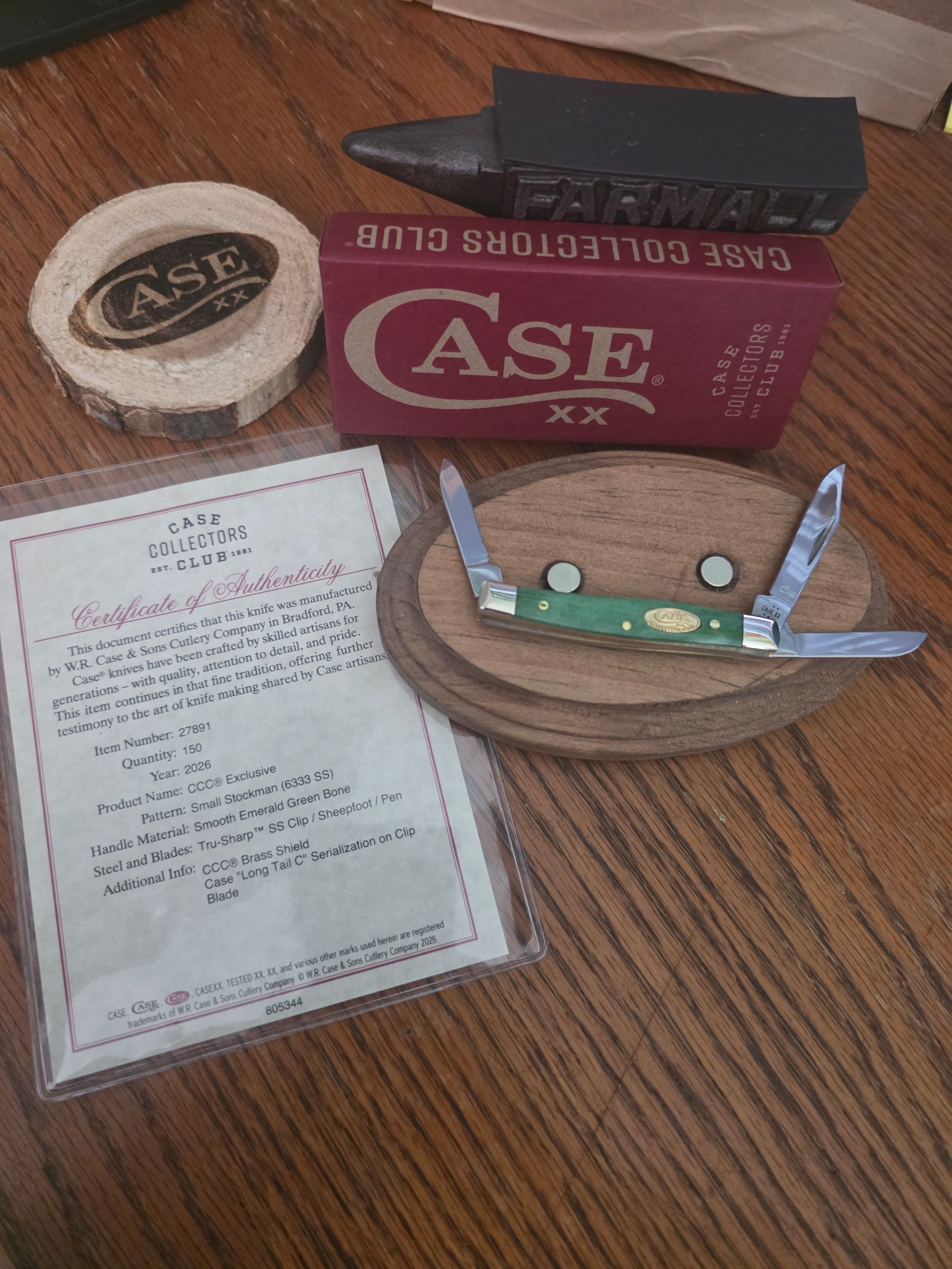 Case XX Medium Stockman - Emerald Green Exclusive (1 of 150)