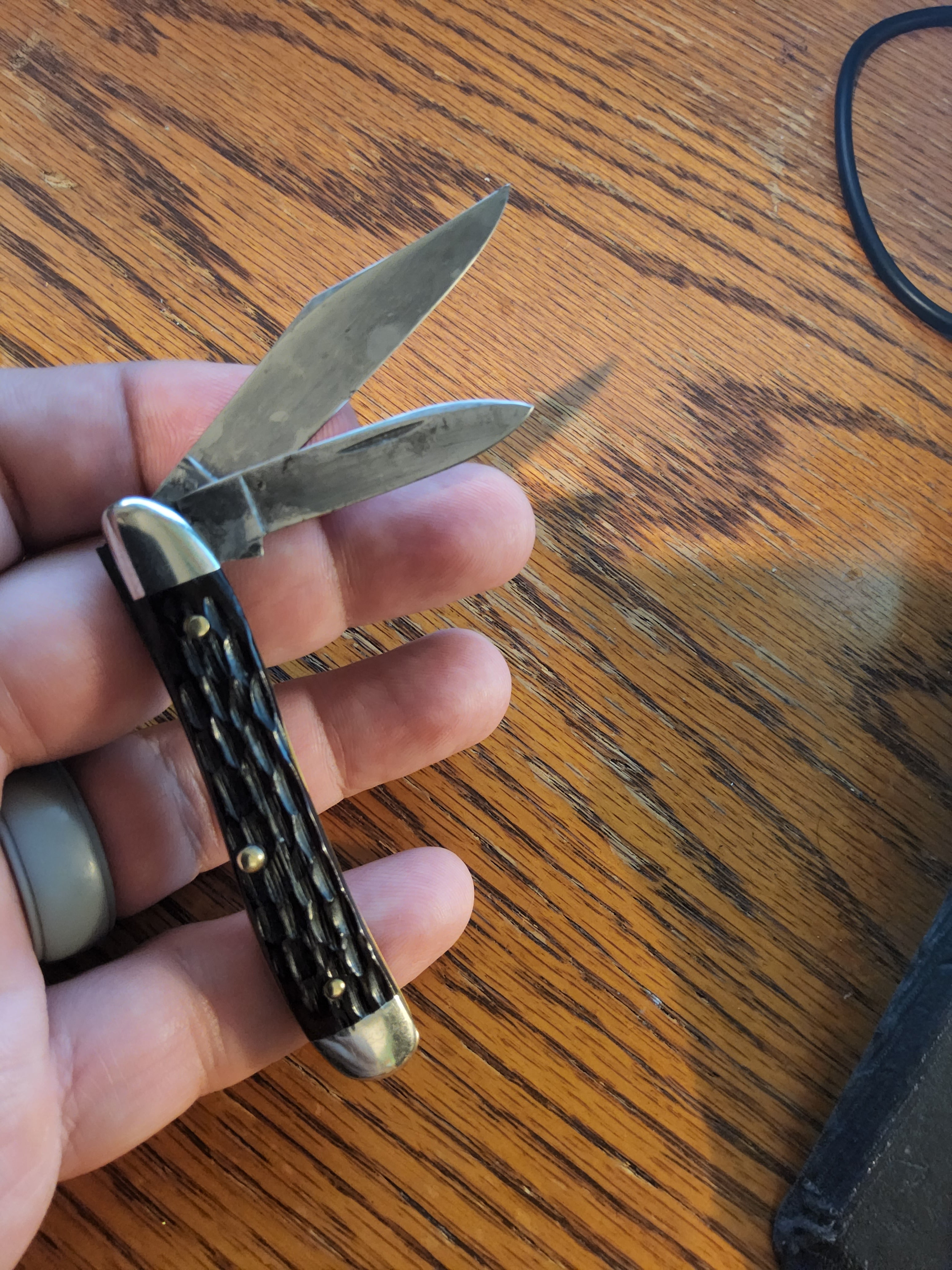 Case XX (1940-1964) 6220 Bone Peanut - Collector Grade - No Cracks