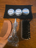The Chief's kit Beard Care & Grooming Kit - 3 Premium Balms + 4pc Tool Set