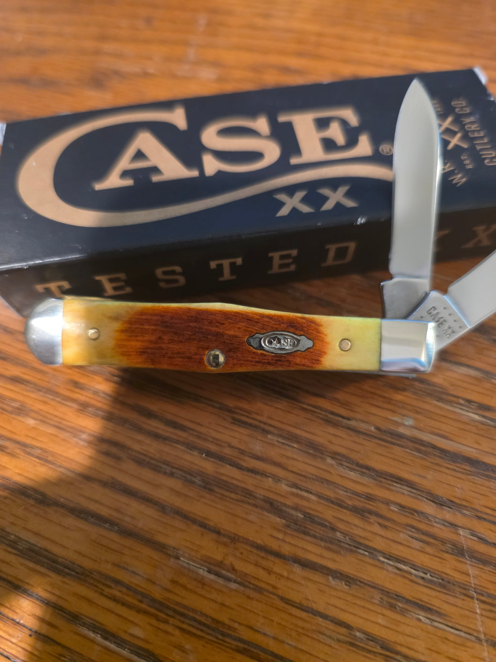 Case XX Pumpkin Spice Bone Sawcut Small Swell Center Jack. (2022 Vault Program)
