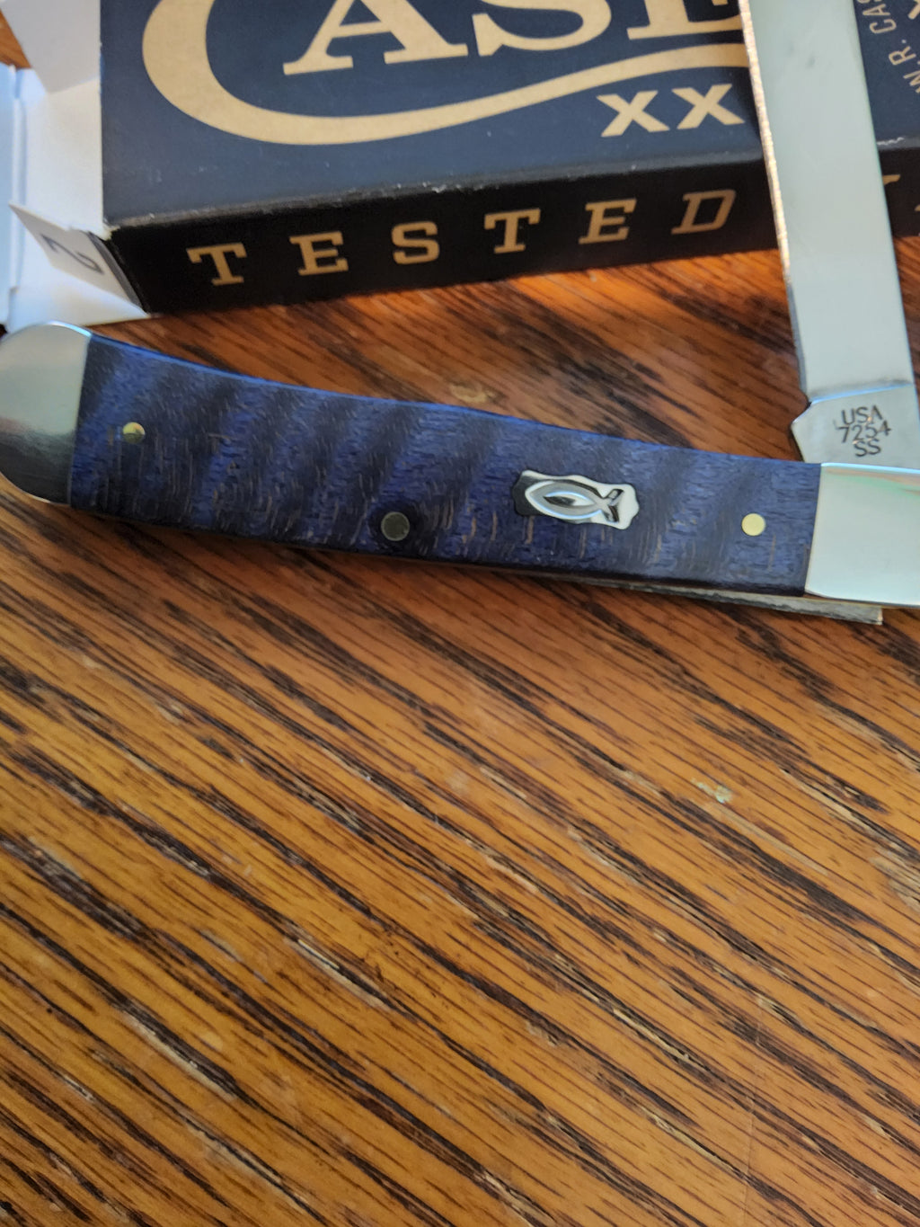 Case 80540 Trapper – 2022 Smooth Purple Curly Maple Handle, Limited Edition, Out of Stock Everywhere