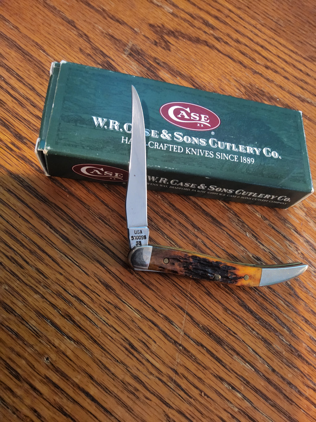 Case XX Texas Autumn Bone Small Texas Toothpick (610096 SS)